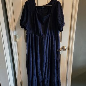 SHEIN Dark Blue Maxi Dress